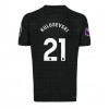 Tottenham Hotspur Dejan Kulusevski #21 Bortedrakt 2025-26 Kortermet